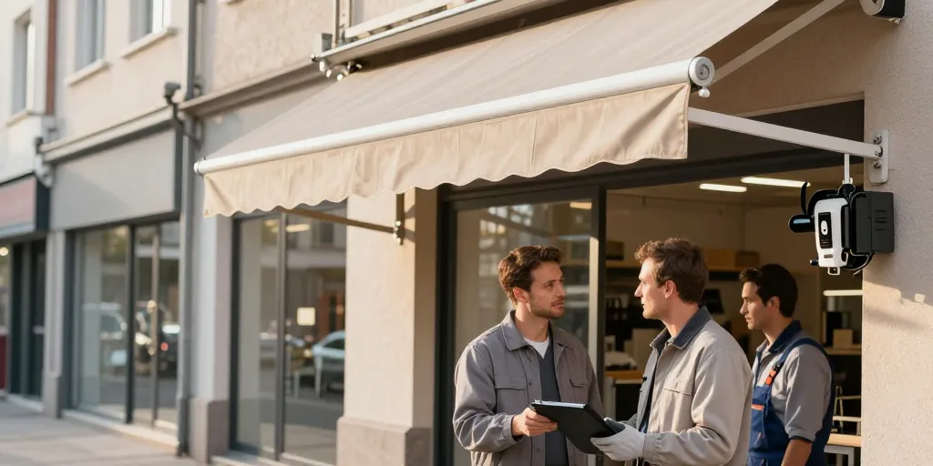 store banne pour commerce